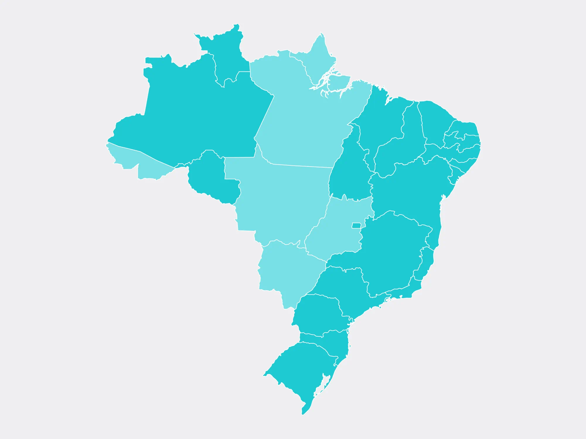 Comunicare Brazil map